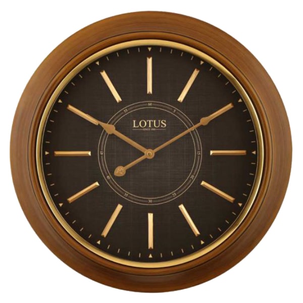 ساعت دیواری چوبی لوتوس مدل 8036