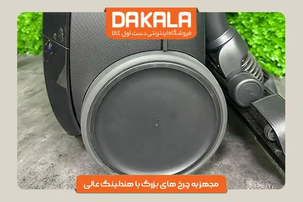 جاروبرقی آاگ مدل VX82-1-OKO مجهز به چزخ های بزرگ